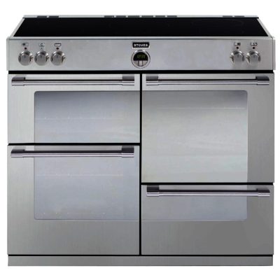 Stoves Sterling 1100Ei 110cm Electric Induction Range Cooker in Stainless Steel Stoves Sterling 1100Ei 110cm Electric Induction Range Cooker in Stainless Steel